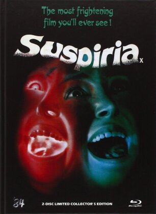 Suspiria (1977) (Cover D, Limited Collector's Edition, Mediabook, Uncut, Blu-ray + DVD)