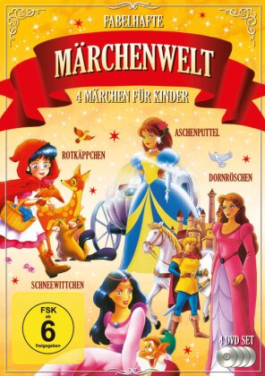 Fabelhafte Märchenwelt - 4 Märchen für Kinder (4 DVDs)
