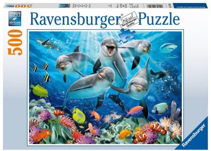 Delfin im Korallenriff - 500 Teile Puzzle