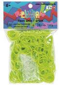 Rainbow Loom - Gummibänder Neon-Grün