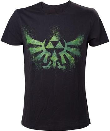 The Legend of Zelda: Green Zelda Logo - T-Shirt - Grösse XL