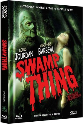Swamp Thing (1982) (Cover C, Collector's Edition, Edizione Limitata, Uncut, Mediabook, Blu-ray + DVD)