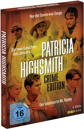 Patricia Highsmith - Crime Edition - Nur die Sonne war Zeuge / Die zwei Gesichter des Januars / Der talentierte Mr. Ripley (Arthaus, 3 DVDs)
