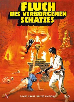 Fluch des verborgenen Schatzes (1982) (Cover A, Édition Limitée, Mediabook, Uncut, Blu-ray + DVD)