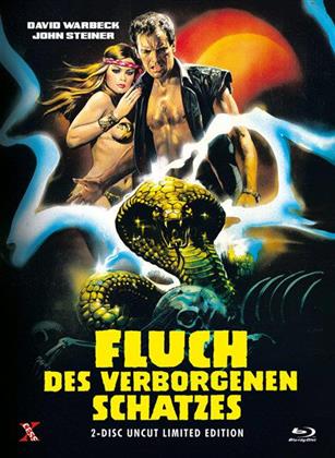 Fluch des verborgenen Schatzes (1982) (Cover B, Édition Limitée, Mediabook, Uncut, Blu-ray + DVD)