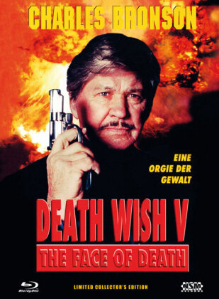 Death Wish 5 - The face of death (1994) (Cover C, Limited Collector's Edition, Mediabook, Blu-ray + DVD)