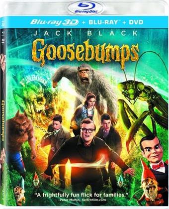 Goosebumps (2015) (Blu-ray 3D (+2D) + Blu-ray + DVD)