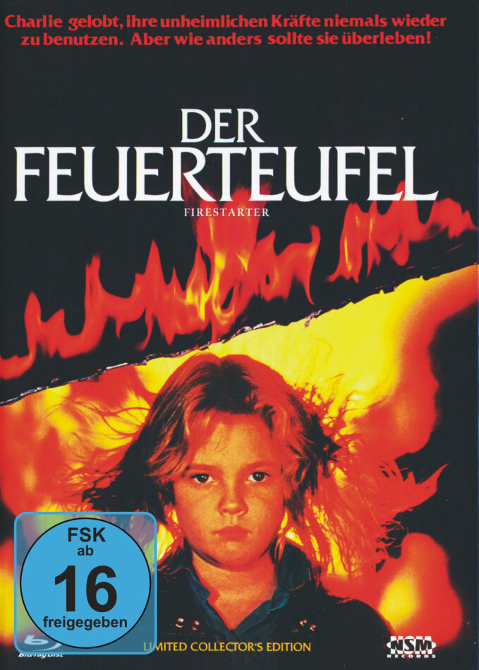 Der Feuerteufel (1984) (Cover B, Limited Collector's Edition, Mediabook, Blu-ray + DVD)