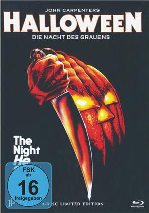 Halloween - Die Nacht des Grauens (1978) (Cover A, Uncut, Limited Edition, Mediabook, Blu-ray + DVD)