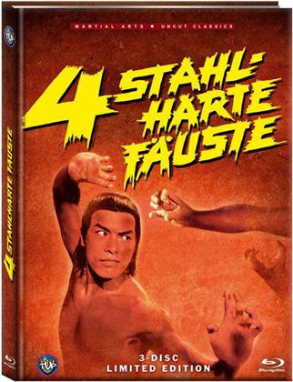4 stahlharte Fäuste (1977) (Uncut Classics, Édition Limitée, Mediabook, Blu-ray + 2 DVD)