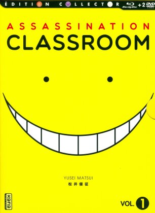 Assassination Classroom - Vol. 1 (Saison 1.1) (Collector's Edition, Blu-ray + 2 DVDs)