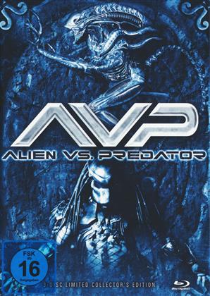 Alien vs. Predator (2004) (Cover B, Collector's Edition, Limited Edition, Mediabook, Blu-ray + 2 DVDs)