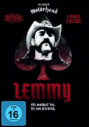 Lemmy Kilmister - Lemmy (Black Edition, 3 DVD)