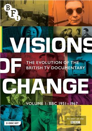 Visions of Change - The Evolution of the British TV Documentory - Vol. 1: BBC 1951-1967 (b/w, 2 DVDs)