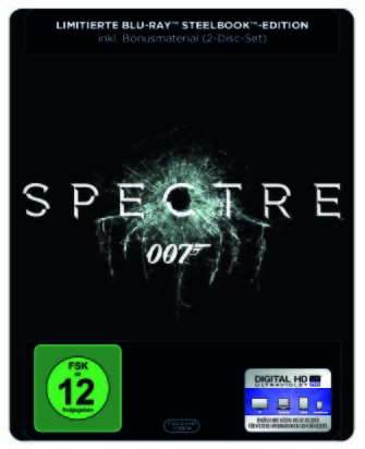 James Bond: Spectre (2015) (Limited Edition, Steelbook, Blu-ray + DVD)