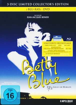 Betty Blue - 37,2 Grad am Morgen (1986) (Director's Cut, Collector's Edition Limitata, Mediabook, 2 Blu-ray + DVD)