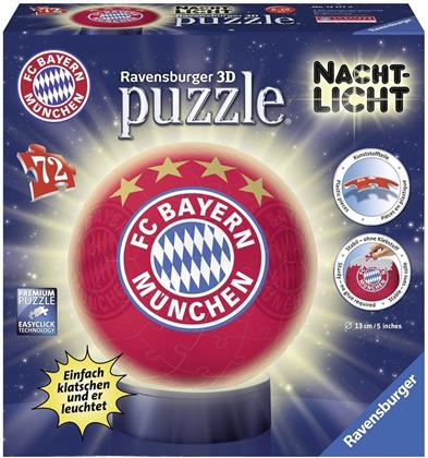 FC Bayern München Nachtlicht - 72 Teile Puzzle-Ball