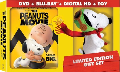 The Peanuts Movie (2015) (Gift Set, Édition Limitée, Blu-ray + DVD)