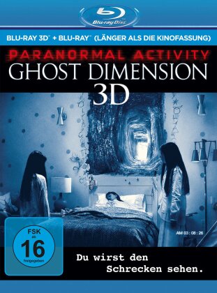 Paranormal Activity 5 - Ghost Dimension (2015) (Extended Edition, Cinema Version, Blu-ray 3D + Blu-ray)