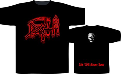Death - Life Will Never Last (Black) T-Shirt - Grösse XXL
