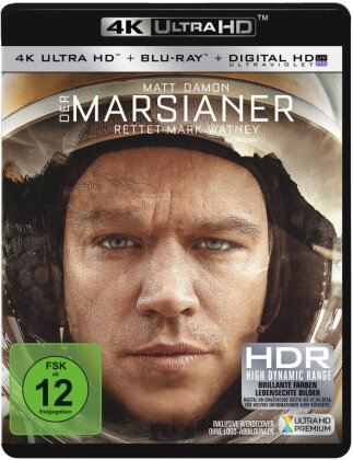 Der Marsianer - Rettet Mark Watney (2015) (4K Ultra HD + Blu-ray)