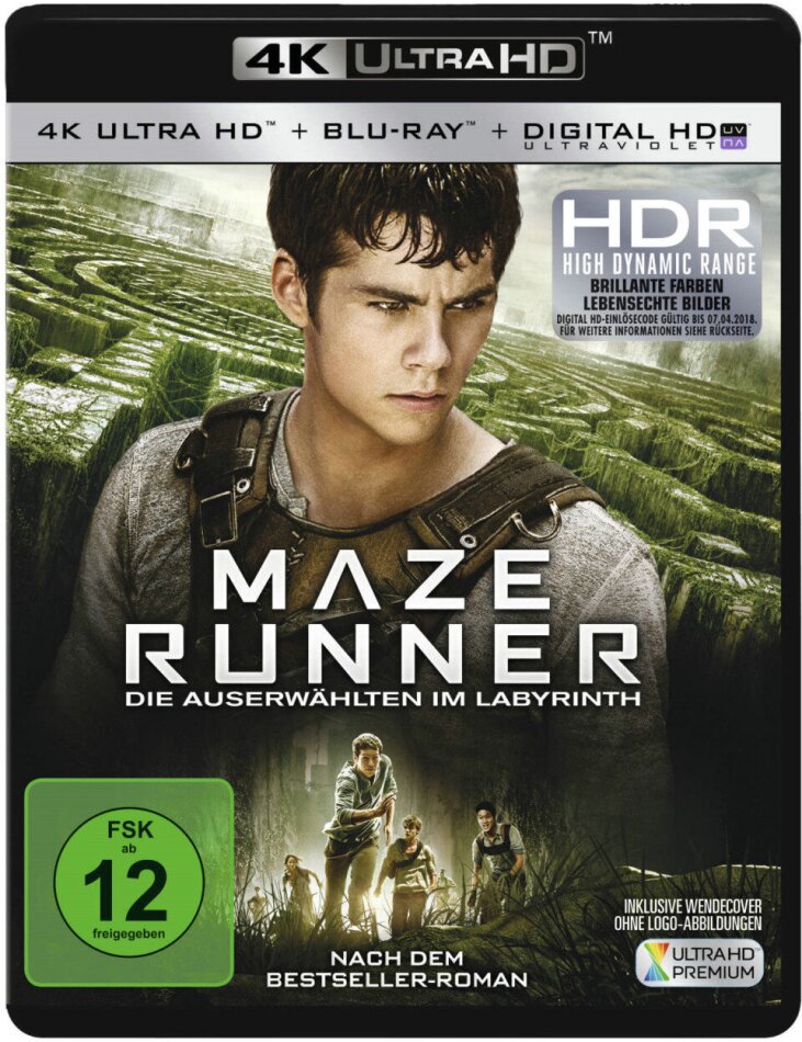 Maze Runner - Die Auserwählten im Labyrinth (2014) (4K Ultra HD + Blu-ray)