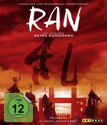 Ran (1985) (4K Digital Remastered, Arthaus, 2 Blu-rays)
