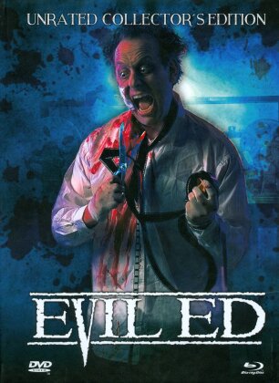 Evil Ed (1995) (Cover C, Collector's Edition, Limited Edition, Mediabook, Uncut, Unrated, Blu-ray + DVD)