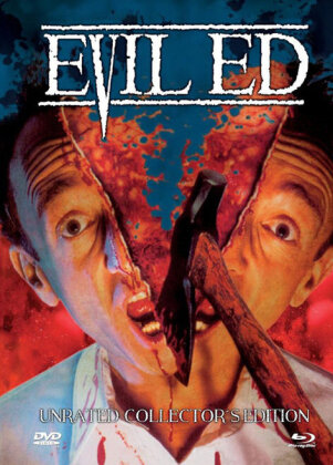 Evil Ed (1995) (Cover B, Collector's Edition, Edizione Limitata, Mediabook, Uncut, Unrated, Blu-ray + DVD)