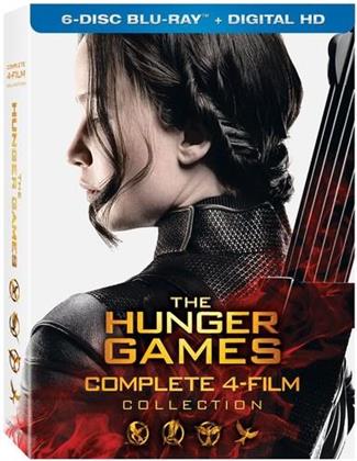 The Hunger Games - Complete 4-Film Collection (6 Blu-rays)