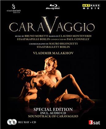 Staatsballett Berlin, Staatskapelle Berlin, Paul Connelly & Vladimir Malakhov - Moretti / Monteverdi - Caravaggio (Arthaus Musik, Édition Spéciale, Blu-ray + CD)