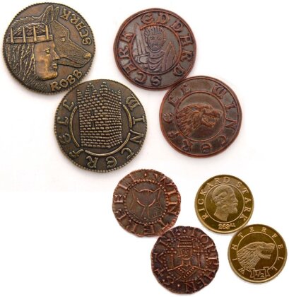 Game of Thrones: House Stark - Münzen Set