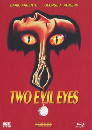 Two Evil Eyes (1990) (Cover A, Uncut, Limited Edition, Mediabook, Blu-ray + DVD)