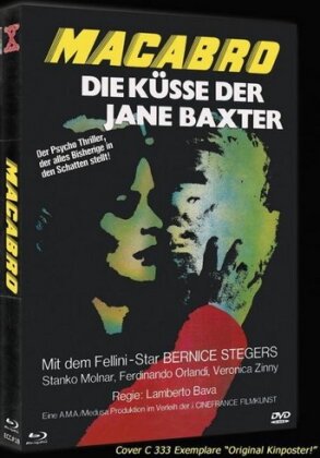 Macabro - Die Küsse der Jane Baxter (1980) (Cover C, Limited Edition, Mediabook, Blu-ray + DVD)