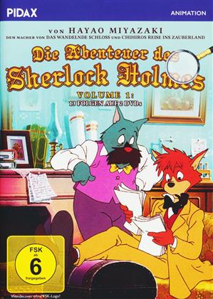Die Abenteuer des Sherlock Holmes - Staffel 1.1 (1984) (Pidax Animation, 2 DVD)