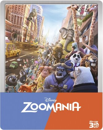 Zoomania (2016) (Steelbook, Blu-ray 3D + Blu-ray)