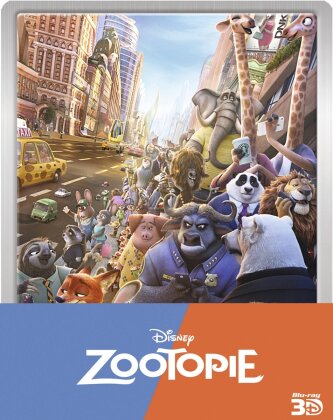 Zootopie (2016) (Steelbook, Blu-ray 3D + Blu-ray)