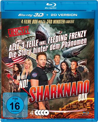 Sharknado Box (Special Collector's Edition, Uncut, 3 Blu-ray 3D (+2D) + DVD)