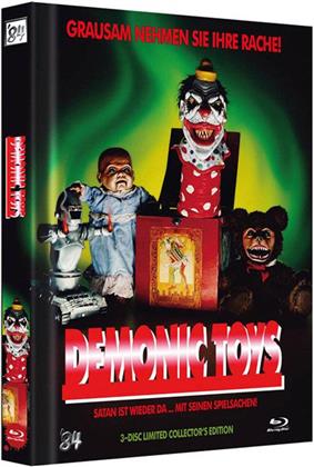 Demonic Toys (1992) (Cover A, Limited Collector's Edition, Mediabook, Blu-ray + 2 DVDs)