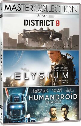 Sci-Fi Collection - District 9 / Elysium / Humandroid - Chappie (Master Collection, 3 DVDs)