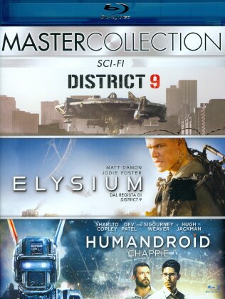 Sci-Fi Collection - District 9 / Elysium / Humandroid (Master Collection, 3 Blu-rays)