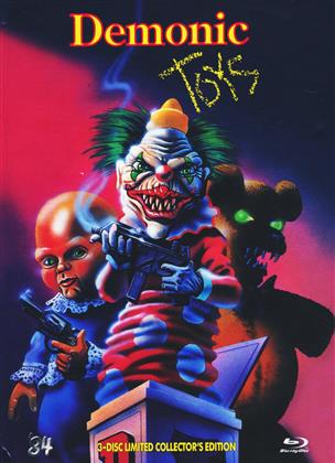 Demonic Toys (1992) (Cover B, US-Fassung, Collector's Edition, Director's Cut, Limited Edition, Uncut, Mediabook, Blu-ray + 2 DVDs)