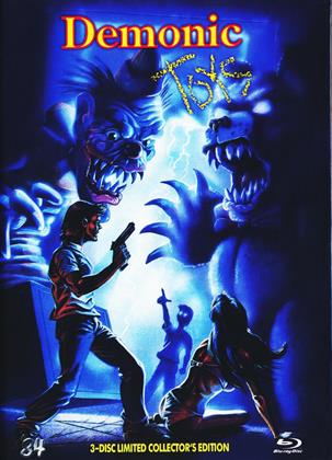 Demonic Toys (1992) (Cover C, Collector's Edition, Director's Cut, Limited Edition, Mediabook, Blu-ray + 2 DVDs)