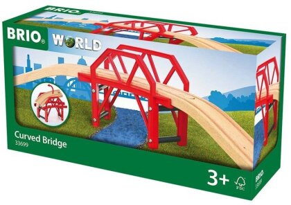 BRIO World 33699 Curved Bridge