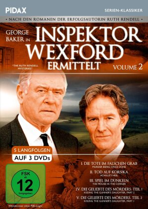 Inspektor Wexford ermittelt - Volume 2 (Pidax Serien-Klassiker, 3 DVDs)