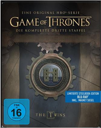 Game of Thrones - Staffel 3 (inkl. Magnet Siegel, Limited Edition, Steelbook, 5 Blu-rays)