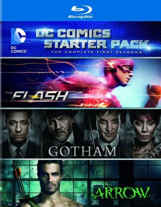 Coffret Découverte DC Comics - The Flash - Saison 1 / Gotham - Saison 1 / Arrow - Saison 1 (12 Blu-rays)