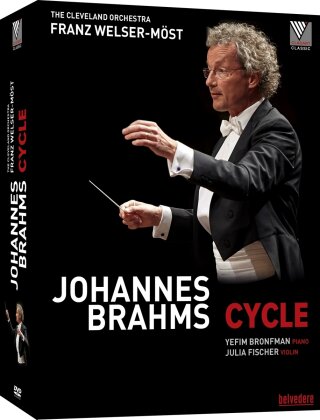The Cleveland Orchestra, Franz Welser-Möst & Julia Fischer - Brahms Cycle (Belvedere, 3 DVDs)