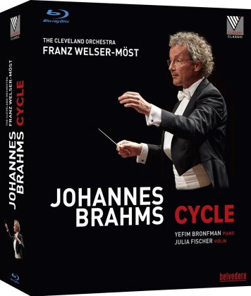 The Cleveland Orchestra, Franz Welser-Möst & Julia Fischer - Brahms Cycle (Belvedere, 3 Blu-ray)
