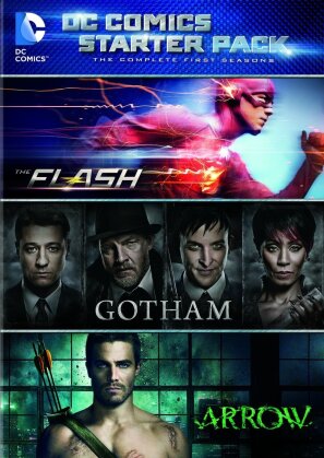 Coffret Découverte DC Comics - The Flash - Saison 1 / Gotham - Saison 1 / Arrow - Saison 1 (16 DVDs)